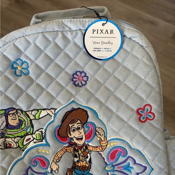 NEW Vera Bradley Disney Pixar Small Backpack - Picture 10 of 10